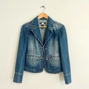 Women's Tailored Denim Jacket Size M